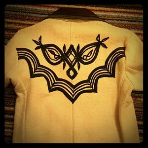 Unique Handmade Sailor Inspired Embroidered Blazer